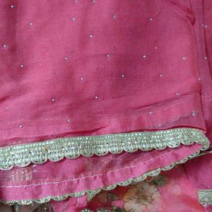 Elegant unstitched party wear dress material, suit