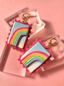 Postage Stamp Clay Charms🌷 (1 Pc)