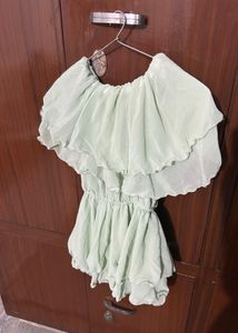 Boho Ruffle Off-Shoulder Top