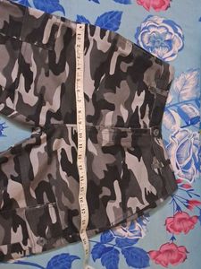 hight west military printed  women pants