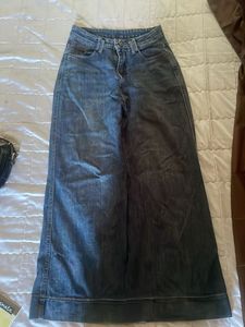 Wide Leg Denim Jeans