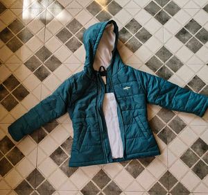 🎀Girls Stylish Teal Puffer Jacket