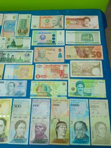 Foreign Notes Currency Collection 50 Piece UNC
