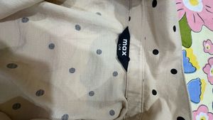 Max New Polka Dot Button-Up Shirt