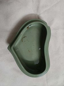 Vintage Green Jasperware Trinket Box