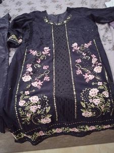 Elegant Embroidered Kurta Plazo Set