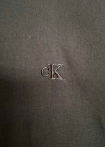 Calvin Klein Men's Olive Green Shirt