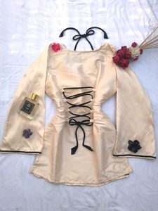 Floral Dori neck corset kurti 🫶🏻