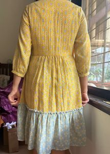 Yellow Floral Dress