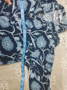 Floral Print Button-Down Top