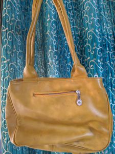 Stylish Yellow Handbag