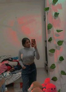 Cropped Knit Sweater
