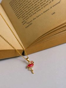 Flamingo Pendant Necklace
