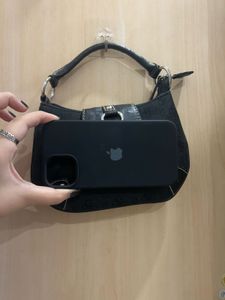 SALE Y2k Black Guess Mini Hand Bag + Charm free