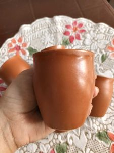 Set of 6 Terracotta Brown kulhad