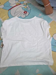 White H&amp;M Basic T-Shirt