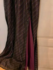 Sparkly Evening Gown with Slit