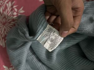 Stylish Grey Zipper Sweater