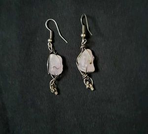 Boho Stone Necklace and Earring Set