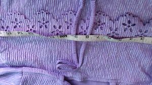 combo beautiful top ,Purple Crinkled Blouse with F