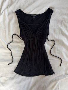 Black Cotton Top