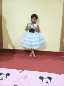 Cute Baby  Girls Blue Dress
