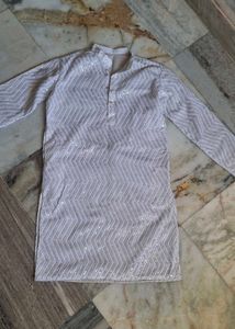 Sparkling White Kurta