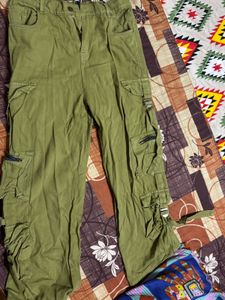 Olive Green Cargo Pants