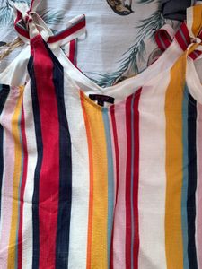 Ginger Brand Striped Multicolor Maxi Dress
