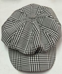 Classic Plaid Baker Boy Cap