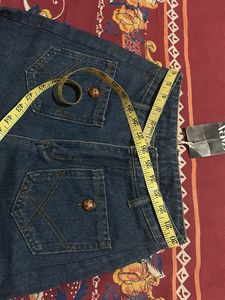 New Wide Leg Blue Denim Jeans
