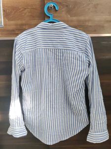 Striped Button-Up Shirt