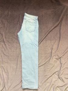 Light Wash Straight Leg Jeans