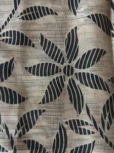 Floral Design Saree with attached Black blouse pie