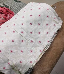 Sabhyata Kurta Set - Pink Floral Design