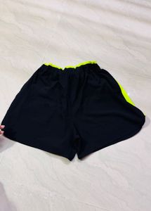 Black &amp; Neon Running Shorts