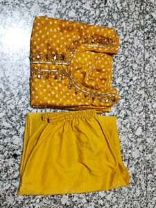 Yellow Kurta with bottom