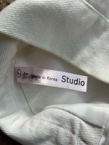 White Pleated Mini Skirt