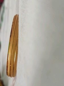 1 कड़ा Gold Bangles 6 month गारंटी colour