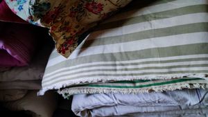 Cotton Pillows, Bedsheet and blanket
