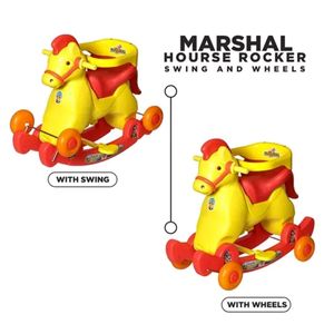 DASH MARCEL 2IN 1baby rocker cum ride one