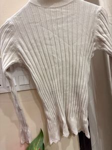 Ribbed Turtleneck Sweater