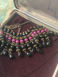 Beaded boho Statement Necklace