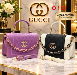 Designer Handbag Combo - 2 Pcs
