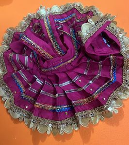 Laddu Gopal Handmade Fancy Dress Whit Cap