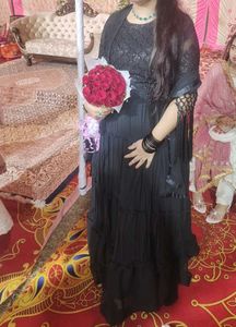 Elegant Black Sequined Ethnic lehenga