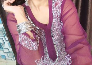 Elegant Purple Kurta