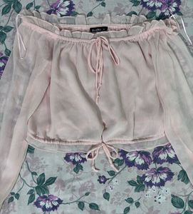 Off-Shoulder Crop Top