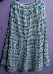Floral Print Ethnic Skirt