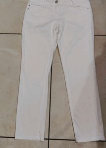 Classic White Women's Pants